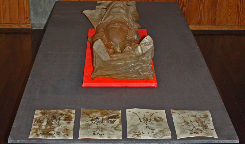 KWS Installation "Tradition Genitalverstümmelung-Genital mutilation"