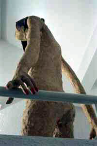 'Gro&szlig;es M&auml;dchen mit Maske', Japanpapier 1995