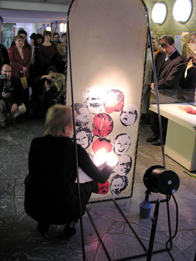 "Reflexionen", Performance 2003 vhs Haus Lich
